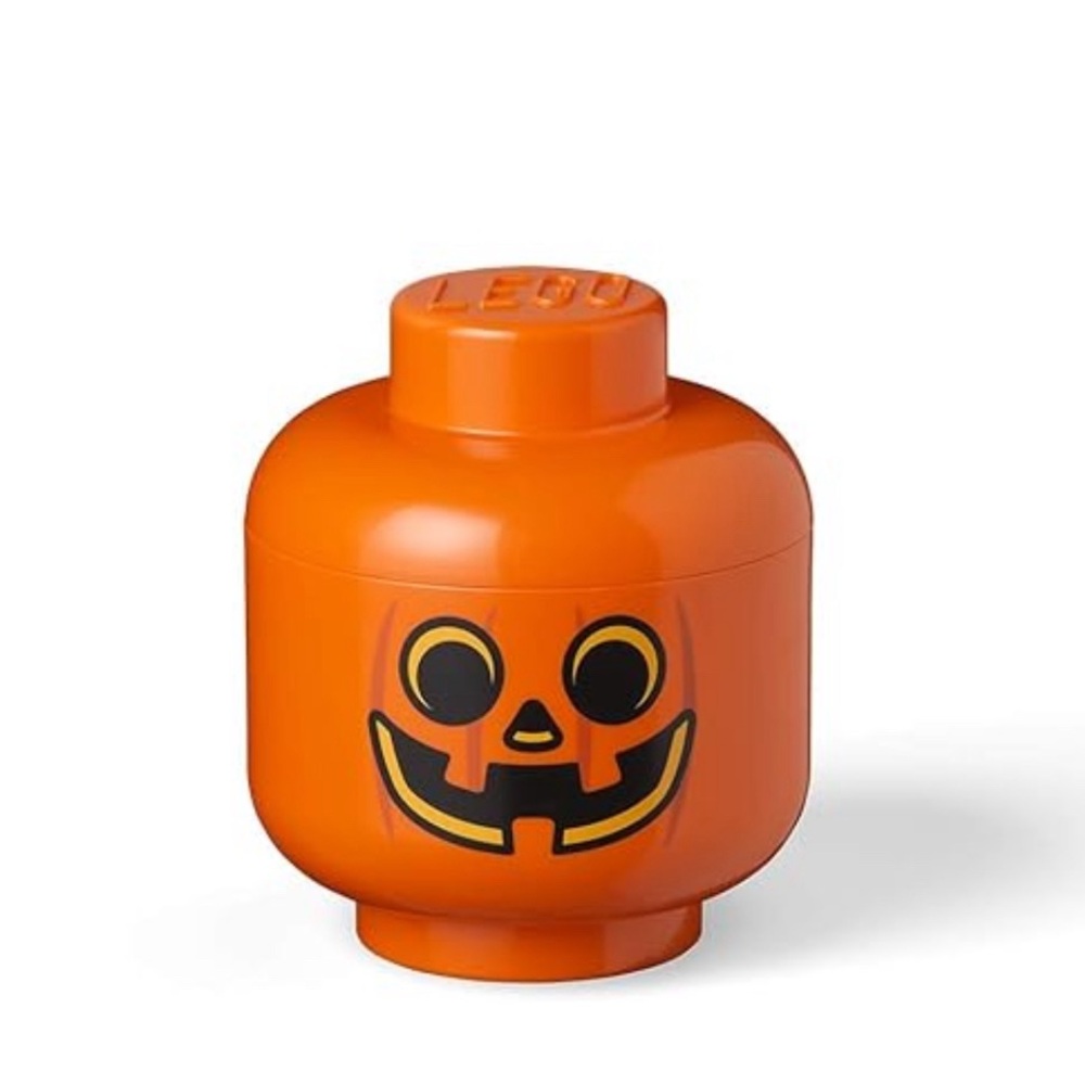 LEGO Storage Head Pumpkin Halloween